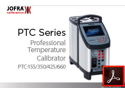 PTC155 & 350 & 425 & 660 Model Profesyonel  Sıcaklık Kalibratörleri