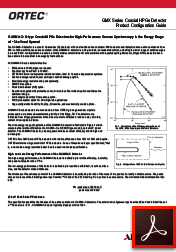 GMX Serisi N-Tip Coaxial HpGe Dedektörleri