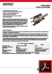 Gama Gauge II Portatif Dewar Cryostat Sistemleri