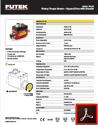TRD305 Model Döner Tip Enkoderli Tork Sensörü
